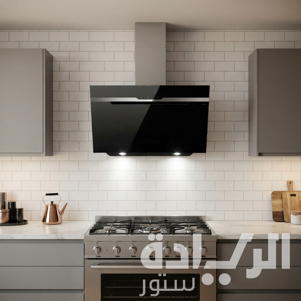 Elica Kitchen Hood – 90 cm – 900 m³/h Suction Power – 207 Watts – Model – MAJESTIC