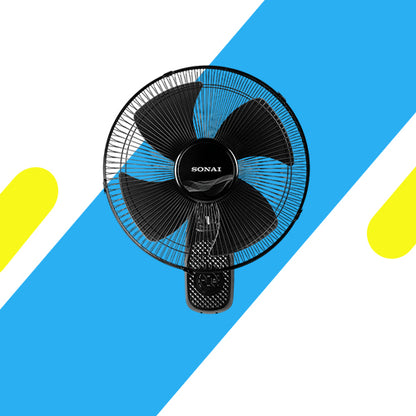 مروحة حائط 18 بوصة سوناي بالريموت - 70 وات