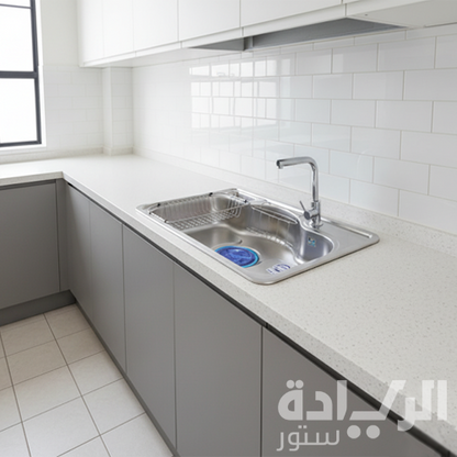 حوض مطبخ استانليس ماركة بيورتي الكوري مقاس - 85*51 سم - موديل - DJIS 850 PF