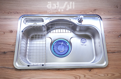 حوض مطبخ بيورتي كوري – ستانلس ستيل 304 – مقاس 75×48 سم - موديل - NDJIS 750 PF