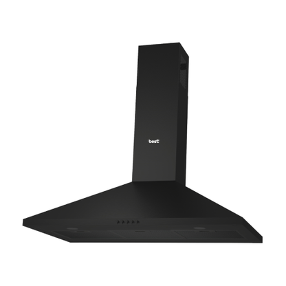 بيست اير شفاط مطبخ هرمى أسود - 90 سم - قوة شفط 1000م³/الساعة - 1 موتور - موديل - NETRO 90CM black