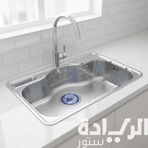 حوض كورينا للمطبخ - استانلس ستيل - الموديل NJIS 750 PF