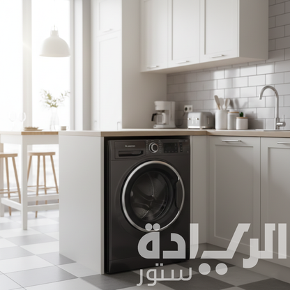 غسالة ملابس اريستون (Ariston) 8 كجم إنفرتر بالبخار – أسود – NM11 823 BS EG