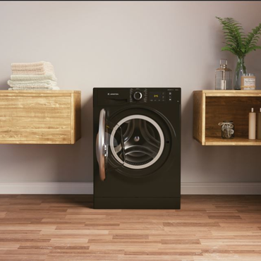 غسالة ملابس اريستون (Ariston) 8 كجم إنفرتر بالبخار – أسود – NM11 823 BS EG