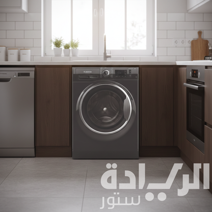 غسالة ملابس اريستون (Ariston) 8 كجم إنفرتر بالبخار – أسود – NM11 823 BS EG