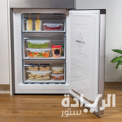 ثلاجة/فريزر جورينيا 60 سم نو فروست ستانلس ستيل – موديل - NRKE62XL