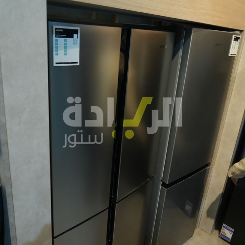 ثلاجة جورينيا – 4 أبواب – 394 لتر صافي – كريسب زون – تبريد متعدد – إضاءة LED - موديل - NRM8181MX