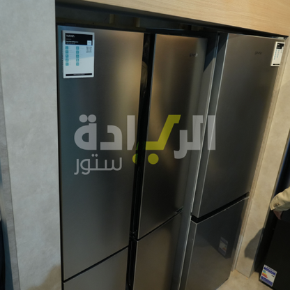 ثلاجة جورينيا – 4 أبواب – 394 لتر صافي – كريسب زون – تبريد متعدد – إضاءة LED - موديل - NRM8181MX