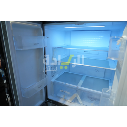 ثلاجة جورينيا – 4 أبواب – 394 لتر صافي – كريسب زون – تبريد متعدد – إضاءة LED - موديل - NRM8181MX