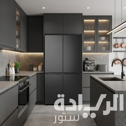 ثلاجة جورينيا 4 أبواب 90 سم – 609 لتر صافي – إنفرتر – No Frost – موديل NRM9181SB