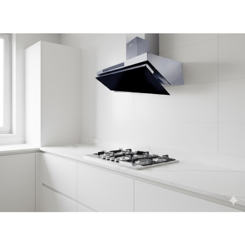 شفاط ديكوري بلت ان بيورتي ستانليس - 90 سم - قوة شفط 600 م3/س موديل GOLDEN Softo