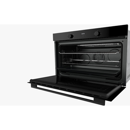 فرن غاز بلت إن إيكوماتيك 90 سم كريستال أسود – G9604GTDX – سعة XXL 120 لتر ديجيتال بشواية غاز