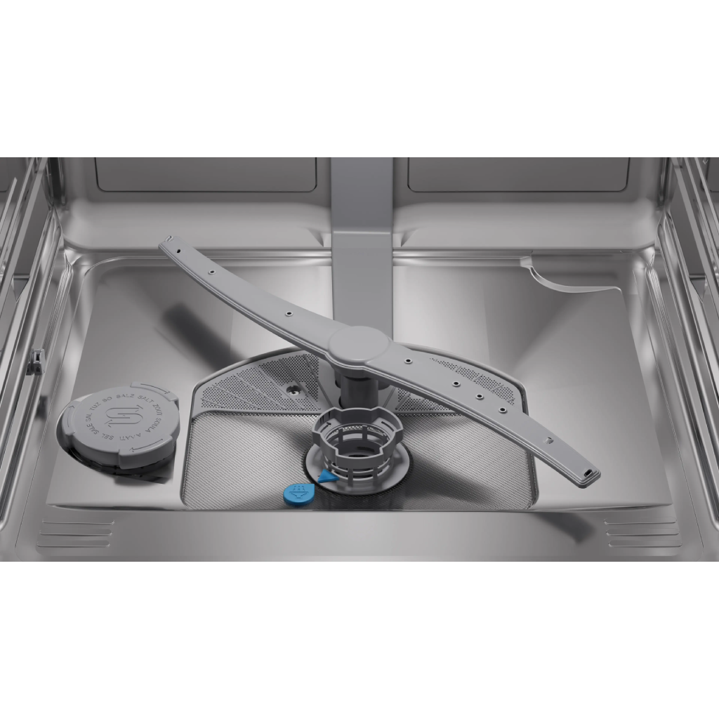 غسالة أطباق بوش (BOSCH) سيريس 6 مقاس 60 سم – 14 فرد – 6 برامج – إنترنت Home Connect – أسود مفرش – موديل SMP6EMC00V