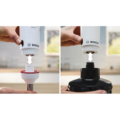 هاند بلندر بوش 800 وات مع 4 شفرات وملحقات متعددة – تصميم مريح  – موديل – MSM4W420