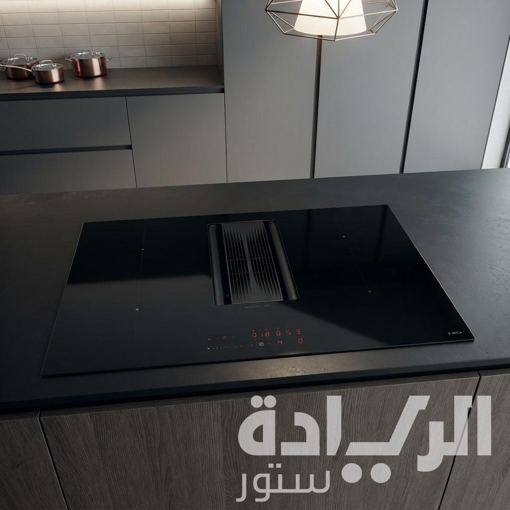 مسطح بلت إن إندكشن اليكا (ELICA) 83 سم مع شفاط مدمج – إيطالي بالكامل – موديل NIKOLATESLA ALPHA