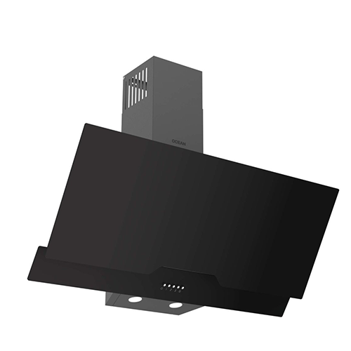 شفاط مطبخ ديكوري أوشن 90 سم - قوة شفط 450 م³/ساعة - أسود – موديل – ODCHR 94 BG CF