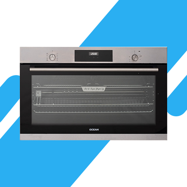 فرن أوشن بلت إن كهرباء 90 سم – سعة 98 لتر – مروحتين – شواية دوارة – تنظيف بالبخار – موديل – OEOF 99 I RC TC