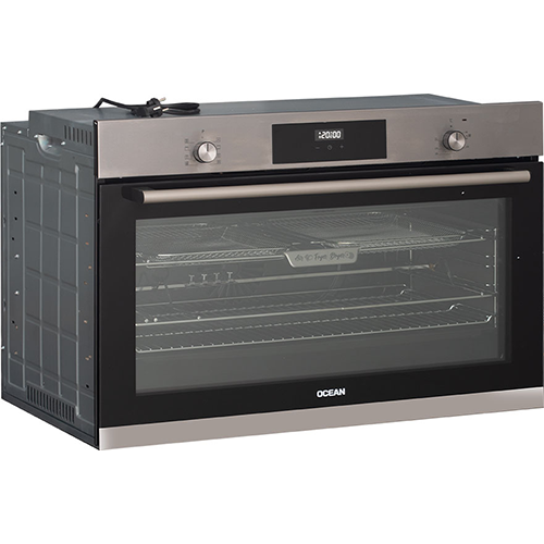 فرن أوشن بلت إن كهرباء 90 سم – سعة 98 لتر – مروحتين – شواية دوارة – تنظيف بالبخار – موديل – OEOF 99 I RC TC