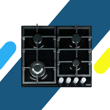 بوتاجاز غاز بلت إن أوشن 60 سم أسود – 4 شعلات – موديل – OGGHF 64 NI PRO SV