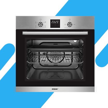 فرن غاز بلت إن أوشن 60 سم إنوكس - شواية غاز - شاشة تاتش - تنظيف كاتاليتيك - سعة 54 لتر – موديل – OGVOF 64 IRC TC