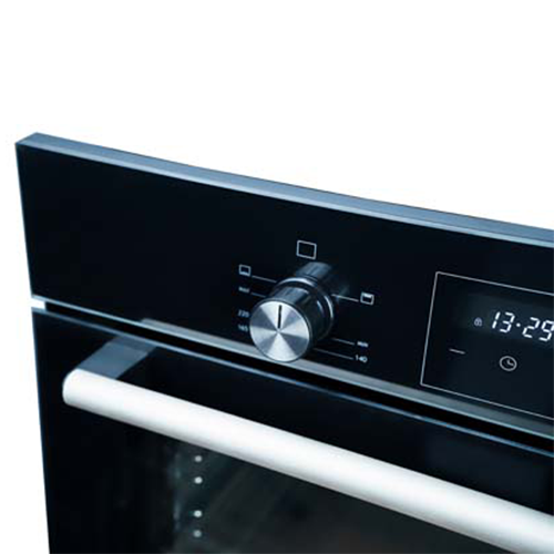 فرن غاز بلت إن أوشن 60 سم زجاج أسود – سعة 54 لتر، شواية غاز، شاشة تاتش ديجيتال، كاتاليتيك، موديل - OGVOF 64 NR C TC SV