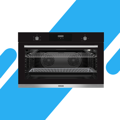فرن بلت إن غاز أوشن 90 سم – شواية غاز، شاشة ديجيتال، باب 3 طبقات زجاج - موديل - OGVOF94N RC TC SV