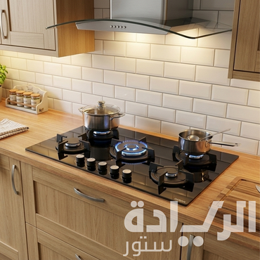 بوتاجاز بلت إن غاز أوشن 90 سم أسود زجاج 5 شعلة – موديل – OHGG R9401N PRO SV