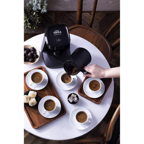 ماكينة أرزوم أوكا مينيو جيت لتحضير القهوة التركية - موديل OK0017-CHROME بقوة 400 واط