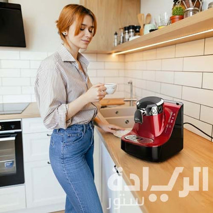 أرزوم أوكا أوتوماتيك ماكينة القهوة التركية – أحمر – موديل - OK002-N