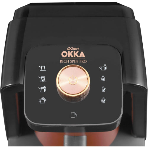 ماكينة قهوة أرزوم أوكا ريتش سبين برو – نحاسي – 700 واط –  سعة 5  فناجين موديل - OK0026