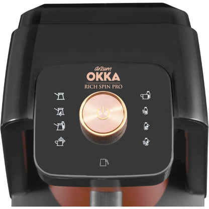 ماكينة قهوة أرزوم أوكا ريتش سبين برو – نحاسي – 700 واط –  سعة 5  فناجين موديل - OK0026