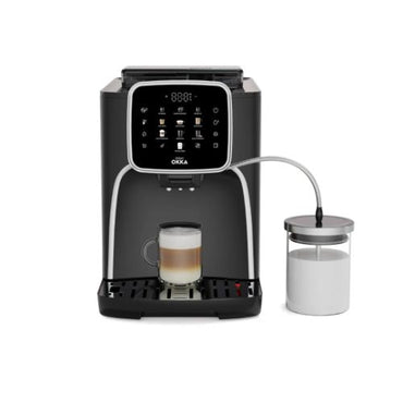 ماكينة أرزوم أوكا اسبريسو برو أم الأوتوماتيكية بالكامل – أسود/فضي موديل – OK0028-05