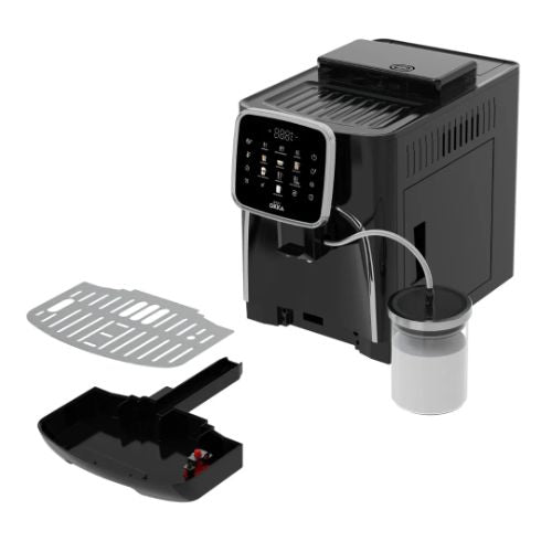 ماكينة أرزوم أوكا اسبريسو برو أم الأوتوماتيكية بالكامل – أسود/فضي موديل – OK0028-05