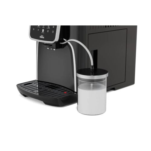 ماكينة أرزوم أوكا اسبريسو برو أم الأوتوماتيكية بالكامل – أسود/فضي موديل – OK0028-05