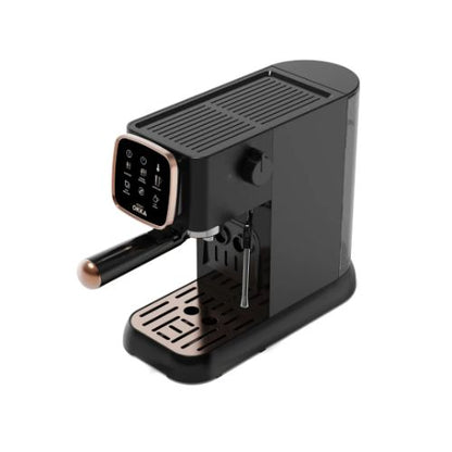 ماكينة أوكا إسبريسو سولو نصف أوتوماتيكية من أرزوم – أسود ونحاسي – OK0034-0400