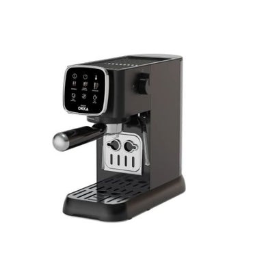ماكينة أوكا إسبريسو سولو نصف أوتوماتيكية من أرزوم – أسود وفضي – OK0034-0500