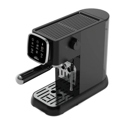 ماكينة أوكا إسبريسو سولو نصف أوتوماتيكية من أرزوم – أسود وفضي – OK0034-0500