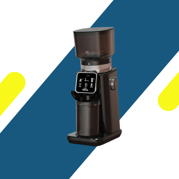 مطحنة قهوة أرزوم أوكا ماستر جرايند أسود وفضي 60 درجة طحن