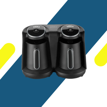 ماكينة تحضير القهوة التركية أرزوم أوكا مينيو ديو - تحضير 8 أكواب في وقت واحد - 880 وات - موديل OK006-05