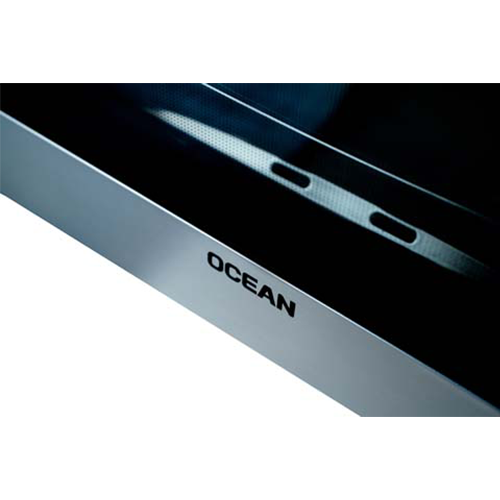 فرن أوشن غاز 60 سم INOX بباب زجاج أسود – شواية غاز – شواية دوارة – Air Fryer – شاشة LED – تنظيف كاتاليتيك – موديل OOGR 65 IECF2 SV