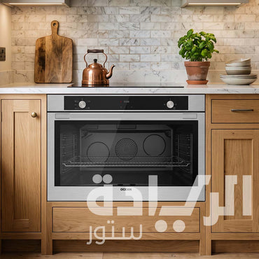 Ocean 90cm Stainless Steel Built-in Gas Oven, Gas Grill, Digital Display, Air Fryer Function – Model OO GR 95 IECF 3SV