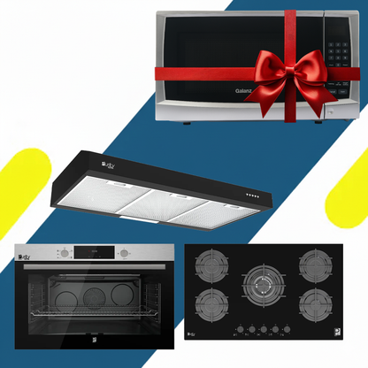 عرض حصري (فرن بيورتي OPRQG90ST + مسطح بيورتي HPT911G + شفاط بيورتي PTSLIM BL 90 ) + ميكروويف جالانز P70H20AP-ST(SILVER) "هدية" 🎁