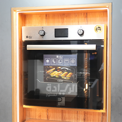 فرن بيورتي بلت ان ديجيتال غاز تركي مقاس 60 سم 65 لتر موديل - OPT601GGD