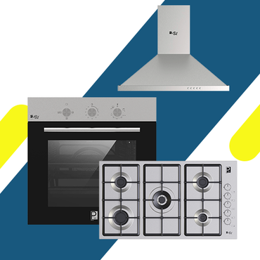 طقم بلت إن بيورتي - فرن بيورتي بلت ان غاز تركي مقاس - 60 سم - 67 لتر موديل - OPT601GG + بوتاجاز بلت إن غاز بيورتي 90 سم – ستانلس ستيل – 5 شعلات – موديل - HPT975S + شفاط بيورتي هرمي - 90 سم - فضي - قوة شفط 650 م3/ساعة - موديل - موديل – PANSY 90 X