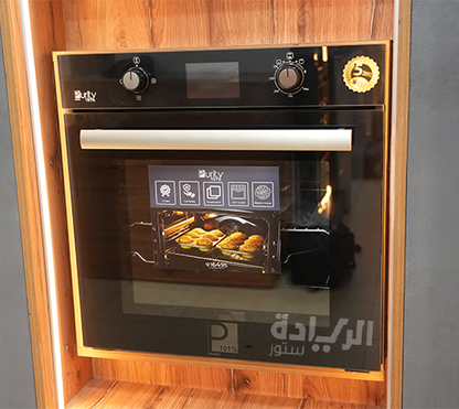 بيورتي فرن بلت إن غاز ديجتال بشواية غاز 60 سم 65 لتر - موديل - OPT602GGD