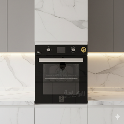 بيورتي فرن بلت إن غاز ديجتال بشواية غاز 60 سم 65 لتر - موديل - OPT602GGD