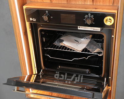 بيورتي فرن بلت إن غاز ديجتال بشواية غاز 60 سم 65 لتر - موديل - OPT602GGD