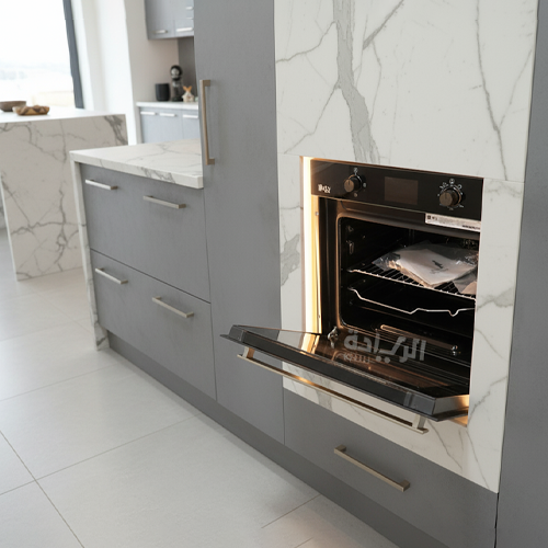 بيورتي فرن بلت إن غاز ديجتال بشواية غاز 60 سم 65 لتر - موديل - OPT602GGD