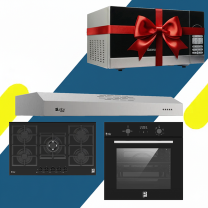عرض حصري (فرن بيورتي OPT602GGD + مسطح بيورتي HPT913G + شفاط بيورتي PTSLIM 90 X) + ميكروويف جالانز بشواية D90D25AP-H7 (SILVER) "هدية" 🎁