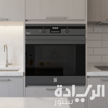 فرن كهربائي بلت إن 72 لتر ديجيتال 60 سم من بيورتي - موديل OPT60PRO DARK EED